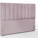 Cabeceira Cama Box Queen 160 cm Dália W01 Suede Rosê Lyam Decor