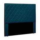 Cabeceira Cama Box Queen 160 Cm Dubai Veludo S04 - D'rossi Cor Azul Marinho