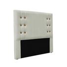 Cabeceira Cama Box Queen 160 Cm Gênova Veludo S04 - D'rossi Cor Prata