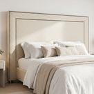 Cabeceira Cama Box Queen 160 cm P05 Berlim Facto Dunas Pérola Lyam Decor Cabeceira Cama Box Queen 160 cm P05 Berlim Facto Dunas Pérola Lyam Decor