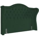 Cabeceira Cama Box Queen 160 cm P05 Lisboa Bouclê Verde - Lyam Decor