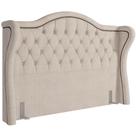 Cabeceira Cama Box Queen 160 cm P05 Lisboa Linho Creme Lyam Decor