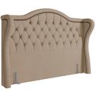 Cabeceira Cama Box Queen 160 cm P05 Lisboa Veludo Bege - Lyam Decor