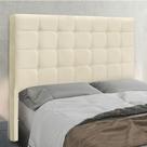 Cabeceira Cama Box Queen 160 cm Verona Linho Pérola S04 - D'Rossi