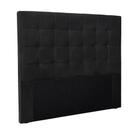 Cabeceira Cama Box Queen 160 Cm Verona Veludo Preto S04 - D'rossi