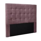 Cabeceira Cama Box Queen 160 Cm Verona Veludo S04 Cor Uva