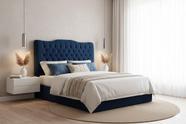 Cabeceira Cama Box Queen 160 Dunasi Veludo