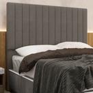 Cabeceira Cama Box Queen 160cm Estofada Plutus Linho Mescla Z04 - Mpozenato