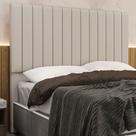 Cabeceira Cama Box Queen 160cm Estofada Plutus Sintético Bege Z04 - Mpozenato