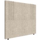 Cabeceira Cama Box Queen 160cm Estofada Rama Boucle Bege Z04 - Mpozenato Cabeceira Cama Box Queen 160cm Estofada Rama Boucle Bege Z04 - Mpozenato