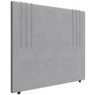 Cabeceira Cama Box Queen 160cm Estofada Rama Linho Cinza Z04 - Mpozenato Cabeceira Cama Box Queen 160cm Estofada Rama Linho Cinza Z04 - Mpozenato