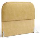 Cabeceira Cama Box Queen 160cm Orgânica Lanna W01 material sintético Fendi - Lyam Decor