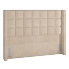 Cabeceira Cama Box Queen 160cm Pisa P02 Bouclé Bege - Mpozenato