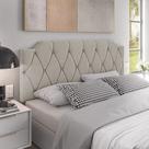 Cabeceira Cama Box Queen Estofada Painel Quarto Painel 1,60 Cores