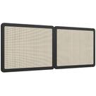 Cabeceira Cama Box Queen Painel Com Telinha 160cm Moss A03 Nero - Lyam Decor Cabeceira Cama Box Queen Painel Com Telinha 160cm Moss A03 Nero - Lyam Decor