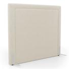 Cabeceira Cama Box Queen Size Alba 160cm com Frame Bouclé Bege - Abmaza Cabeceira Cama Box Queen Size Alba 160cm com Frame Bouclé Bege - Abmaza