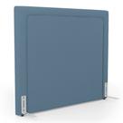 Cabeceira Cama Box Queen Size Alba 160cm com Frame Linho Azul - Desk Design