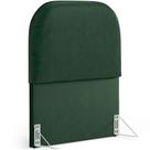 Cabeceira Cama Box Solteiro 100cm Orgânica Lanna W01 material sintético Verde - Lyam Decor