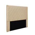 Cabeceira Cama Box Solteiro 90 Cm Dubai Linho S04 - D'rossi Cor Dourado