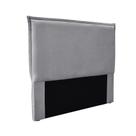 Cabeceira Cama Box Solteiro 90 Cm Garden Linho Cinza S04 - D'rossi