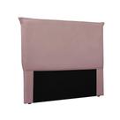 Cabeceira Cama Box Solteiro 90 Cm Garden Veludo S04 Cor Lilás