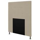 Cabeceira Cama Box Solteiro 90cm D10 Safira Corano Bege - Mpozenato