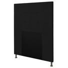 Cabeceira Cama Box Solteiro 90cm D10 Safira Corano Preto - Mpozenato Cabeceira Cama Box Solteiro 90cm D10 Safira Corano Preto - Mpozenato