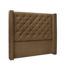 Cabeceira Cama Box Solteiro 90cm E Recamier Vicenza Suede Caramelo S04 - D'rossi