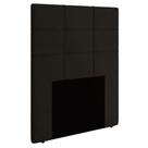 Cabeceira Cama Box Solteiro 90cm Esmeralda Veludo J02 Marrom - Mpozenato