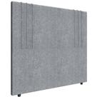 Cabeceira Cama Box Solteiro 90cm Estofada Rama Boucle Cinza Z04 - Mpozenato Cabeceira Cama Box Solteiro 90cm Estofada Rama Boucle Cinza Z04 - Mpozenato