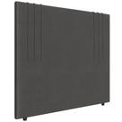 Cabeceira Cama Box Solteiro 90cm Estofada Rama Linho Grafite Z04 - Mpozenato Cabeceira Cama Box Solteiro 90cm Estofada Rama Linho Grafite Z04 - Mpozenato