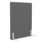 Cabeceira Cama Box Solteiro Alba 90cm com Frame Bouclé Cinza Escuro - Abmaza Cabeceira Cama Box Solteiro Alba 90cm com Frame Bouclé Cinza Escuro - Abmaza