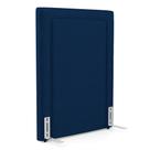 Cabeceira Cama Box Solteiro Alba 90cm com Frame Veludo Azul Marinho - Abmaza Cabeceira Cama Box Solteiro Alba 90cm com Frame Veludo Azul Marinho - Abmaza