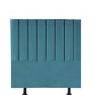 Cabeceira Cama Box Solteiro Carla 90cm Suede Azul Turquesa Cabeceira Cama Box Solteiro Carla 90cm Suede Azul Turquesa