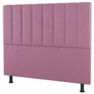 Cabeceira Cama Box Solteiro Cora 90cm Suede Rosa - Desk Design Cabeceira Cama Box Solteiro Cora 90cm Suede Rosa - Desk Design