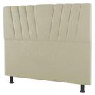 Cabeceira Cama Box Solteiro Dublin 100cm Sintético Bege - Abmaza