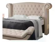 Cabeceira Cama Box Solteiro Estofada Pallazo para Quarto em Linho Bege Claro Larbelle Cabeceira Cama Box Solteiro Estofada Pallazo para Quarto em Linho Bege Claro Larbelle