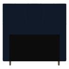 Cabeceira Cama Box Solteiro Leiria 90cm Veludo Azul Marinho - Abmaza