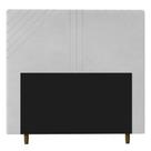 Cabeceira Cama Box Solteiro Lisboa 90cm Corano Branco - Desk Design Cabeceira Cama Box Solteiro Lisboa 90cm Corano Branco - Desk Design