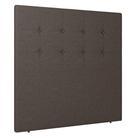 Cabeceira Cama Box Solteiro Luana 90cm Linho Marrom - Abmaza Cabeceira Cama Box Solteiro Luana 90cm Linho Marrom - Abmaza