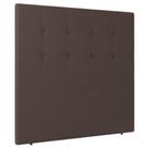 Cabeceira Cama Box Solteiro Luana 90cm Sintético Marrom - Abmaza Cabeceira Cama Box Solteiro Luana 90cm Sintético Marrom - Abmaza