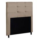 Cabeceira Cama Box Solteiro Luna 90cm Suede Bege - Abmaza Cabeceira Cama Box Solteiro Luna 90cm Suede Bege - Abmaza