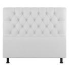 Cabeceira Cama Box Solteiro Nice 100cm Sintético Branco - Abmaza