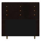 Cabeceira Cama Box Solteiro Roma 90cm Corano Marrom - Abmaza Cabeceira Cama Box Solteiro Roma 90cm Corano Marrom - Abmaza