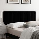 Cabeceira Cama Box Solteiro Veludo Luxo Painel Kit 5 Modulos Marrom