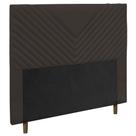 Cabeceira Cama Box Solteiro Viena 90cm Corano Marrom - Desk Design Cabeceira Cama Box Solteiro Viena 90cm Corano Marrom - Desk Design