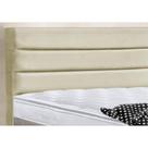 Cabeceira Cama Casal Box Queen 160cm Turim Suede Bege- Havai SA Móveis