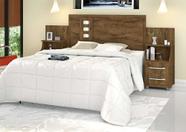 Cabeceira Cama Casal Queen ou King c/ Criados Florida Malbec