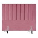 Cabeceira Cama Casal Queen Size 160 cm Catarina Suede E Frame