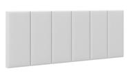 Cabeceira Cama Casal Queen Size Modulo 1,60 Itália Estofada Suspensa - Branco Cabeceira Cama Casal Queen Size Modulo 1,60 Itália Estofada Suspensa - Branco